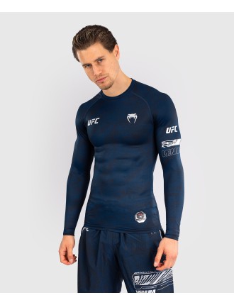 Top Choice UFC Fusion by Venum Fight Week Men Performance Long Sleeve Rashguard - Oceanic Blue New Release