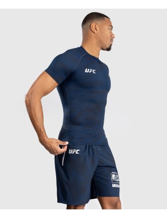 Top Choice UFC Fusion by Venum Fight Week Men Performance Short Sleeve Rashguard - Oceanic Blue Latest Edition