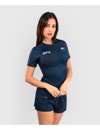 Top Choice UFC Fusion by Venum Fight Week Women Performance Short Sleeve Rashguard - Oceanic Blue Immediate Availability