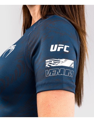 Top Choice UFC Fusion by Venum Fight Week Women Performance Short Sleeve Rashguard - Oceanic Blue Immediate Availability