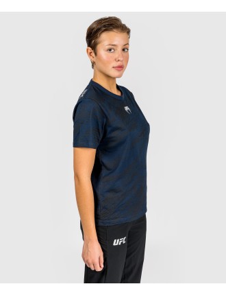 Top Choice UFC Fusion by Venum Fight Week Women Short Sleeve Cotton T-Shirt - Oceanic Blue Available for Immediate Shipping