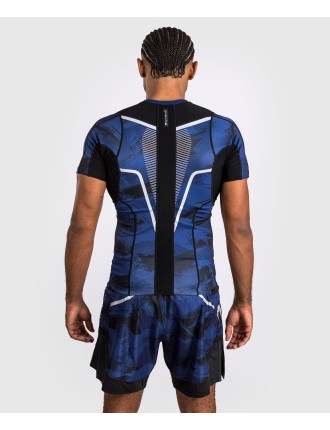 Top Choice Venum Electron 3.0  Short Sleeve Rashguard - Navy Just Launched