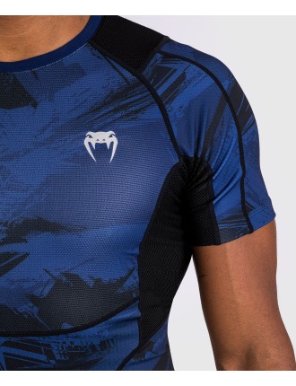 Top Choice Venum Electron 3.0  Short Sleeve Rashguard - Navy Just Launched