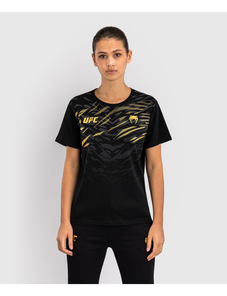 Top Choice UFC Fusion by Venum Replica Women Short Sleeve T-Shirt - Champion Hot New Item