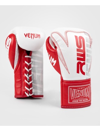 Top Choice RWS x Venum Official Boxing Gloves with Laces - White New Stock