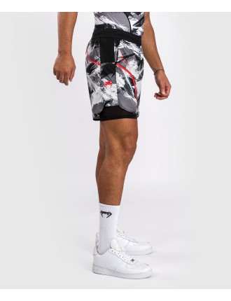 Top Choice Venum Electron 3.0 Training shorts - Grey/red Latest Edition