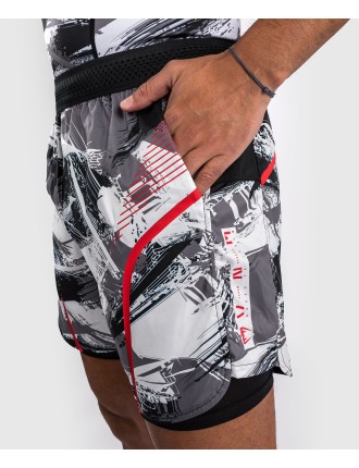 Top Choice Venum Electron 3.0 Training shorts - Grey/red Latest Edition