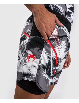 Top Choice Venum Electron 3.0 Training shorts - Grey/red Latest Edition