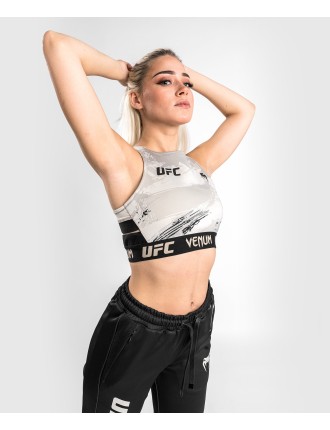 Top Choice UFC Venum Authentic Fight Week 2.0 Women Weigh-in Bra - Sand/Black Available for Immediate Shipping