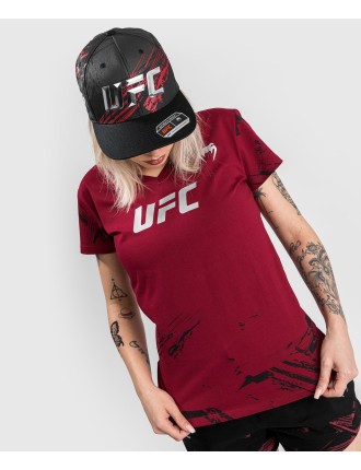 Top Choice UFC Venum Authentic Fight Week 2.0 Women Short Sleeve T-Shirt - Red Immediate Availability