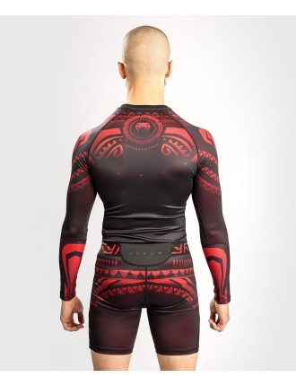 Top Choice Venum Nakahi Rashguard - Long Sleeves - Black/Red Just In