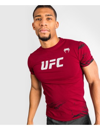 Top Choice UFC Venum Authentic Fight Week 2.0 Men Short Sleeve T-Shirt - Red