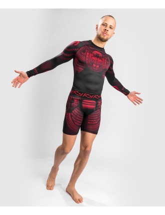 Top Choice Venum Nakahi Rashguard - Long Sleeves - Black/Red Just In