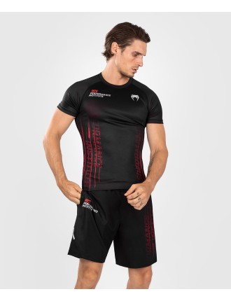 Top Choice UFC Venum Performance Institute 2.0 Men Short-Sleeve Rashguard - Black/Red Limited Stock