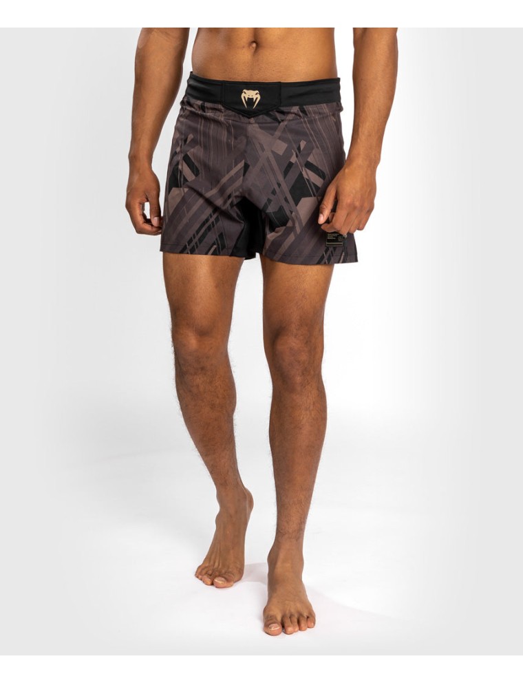 Top Choice Venum Tecmo 2.0 Fightshort - Black/Brown Immediate Availability