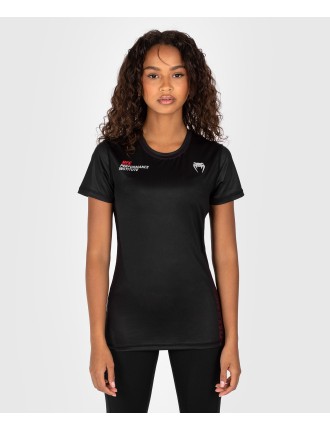 Top Choice UFC Venum Performance Institute 2.0 Women Dry-Tech Shirt - Black/Red In Stock