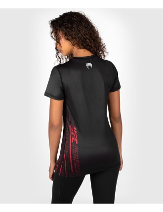 Top Choice UFC Venum Performance Institute 2.0 Women Dry-Tech Shirt - Black/Red In Stock