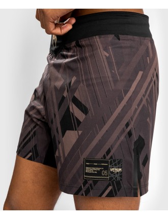 Top Choice Venum Tecmo 2.0 Fightshort - Black/Brown Immediate Availability