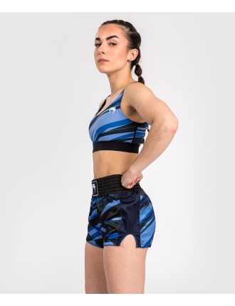 Top Choice Venum Abyss Women Muay Thai Shorts - Shadow Blue Just In