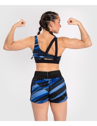 Top Choice Venum Abyss Women Muay Thai Shorts - Shadow Blue Just In