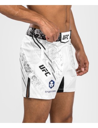 Top Choice UFC Adrenaline by Venum Authentic Fight Night Men's Fight Short - Short Fit - White Fresh Release