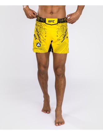 Top Choice UFC Adrenaline by Venum Authentic Fight Night Men's Fight Short - Short Fit - Yellow Limited Stock