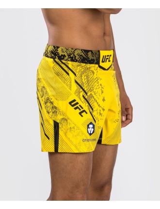 Top Choice UFC Adrenaline by Venum Authentic Fight Night Men's Fight Short - Short Fit - Yellow Limited Stock