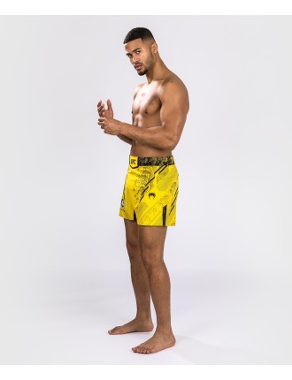 Top Choice UFC Adrenaline by Venum Authentic Fight Night Men's Fight Short - Short Fit - Yellow Limited Stock