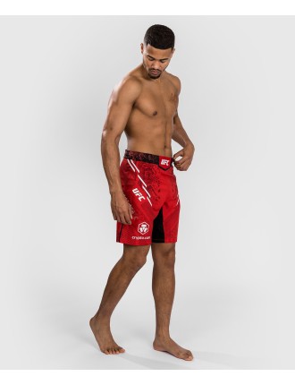 Top Choice UFC Adrenaline by Venum Authentic Fight Night Men's Fight Short - Long Fit - Red Hot New Item