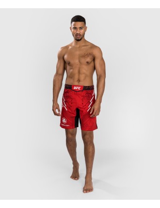 Top Choice UFC Adrenaline by Venum Authentic Fight Night Men's Fight Short - Long Fit - Red Hot New Item