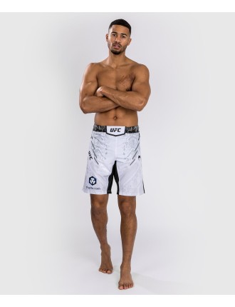 Top Choice UFC Adrenaline by Venum Authentic Fight Night Men's Fight Short - Long Fit - White New Collection