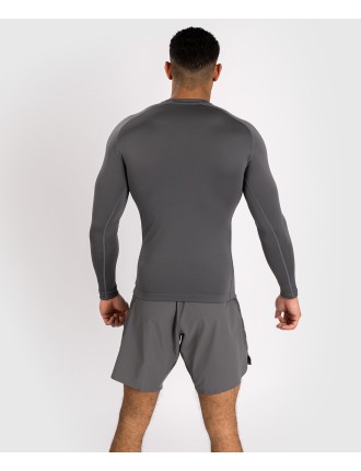 Top Choice Venum Contender Men Long Sleeve Rashguard - Grey On Hand Now