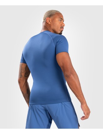 Top Choice Venum Contender Men Short Sleeve Rashguard - Blue Immediate Availability