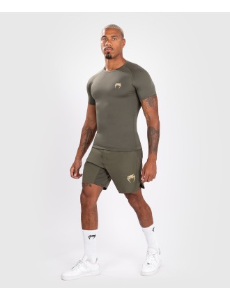 Top Choice Venum Contender Men Short Sleeve Rashguard - Khaki