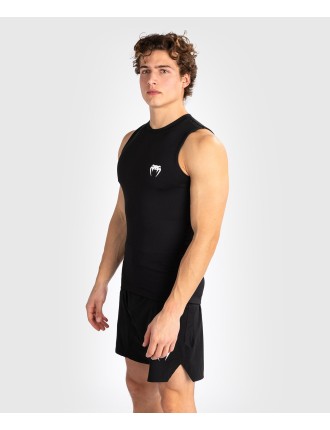 Top Choice Venum Contender Men Sleeveless Rashguard - Black/White Hot New Item