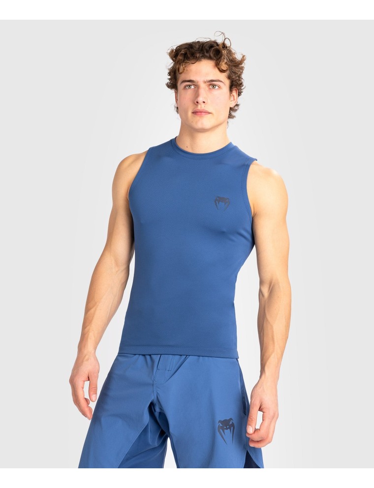 Top Choice Venum Contender Men Sleeveless Rashguard - Blue In Stock