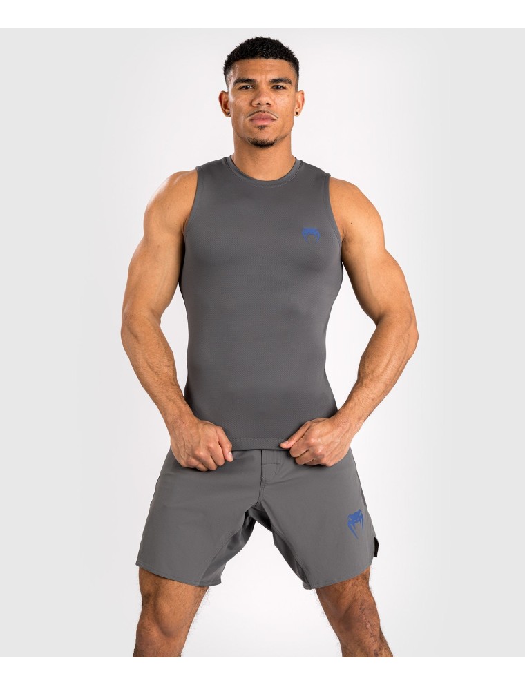 Top Choice Venum Contender Men Sleeveless Rashguard - Grey Available for Immediate Shipping