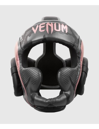 Top Choice Venum Elite Boxing Headgear - Black/Pink Gold Immediate Availability