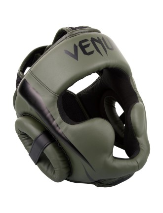 Top Choice Venum Elite Headgear - Kaki/Black New Collection