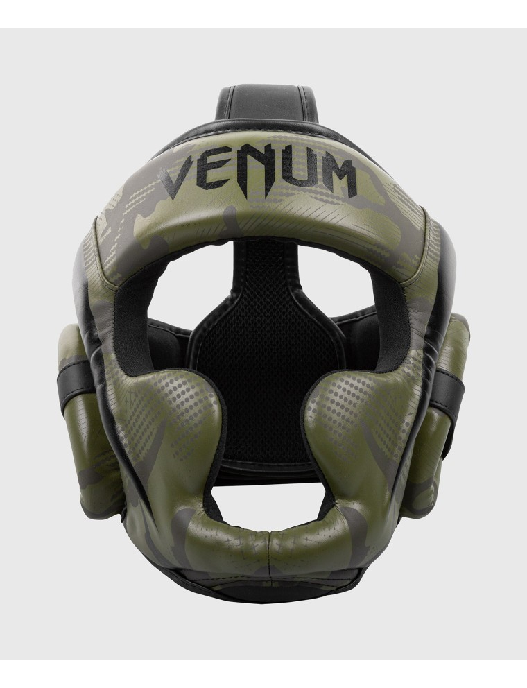 Top Choice Venum Elite Boxing Headgear - Khaki camo