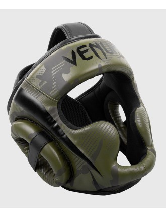 Top Choice Venum Elite Boxing Headgear - Khaki camo