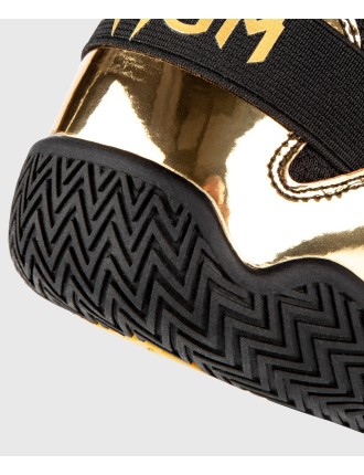 Top Choice Venum Elite Boxing Shoes - Black/Gold Just In