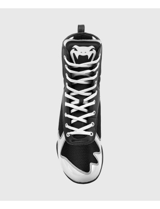 Top Choice Venum Elite Boxing Shoes - Black/White Available for Immediate Shipping