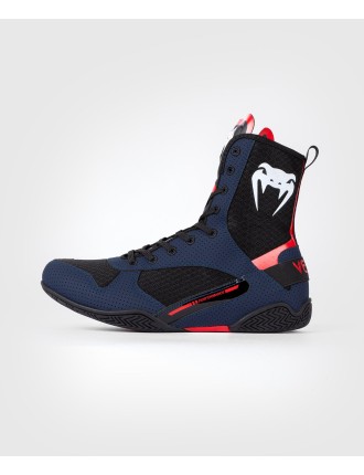 Top Choice Venum Elite Boxing Shoes - Navy/Black/Red On Hand Now