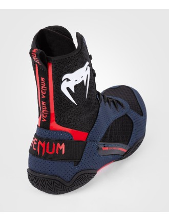 Top Choice Venum Elite Boxing Shoes - Navy/Black/Red On Hand Now