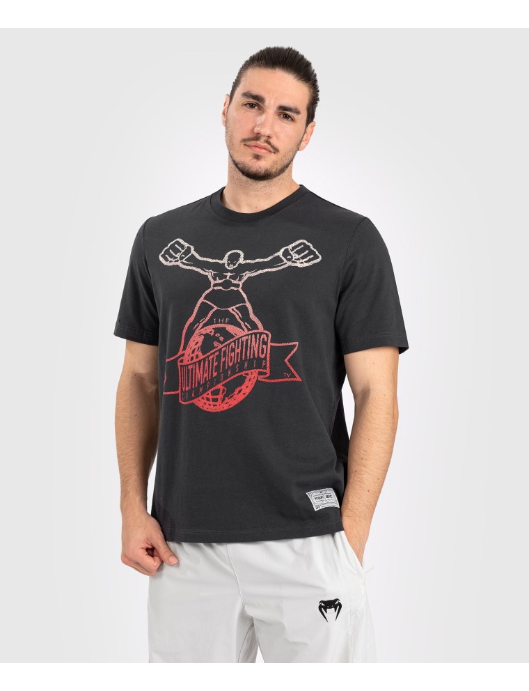 Top Choice UFC by Venum Ulti-Man T-Shirt - Grey/Red Just Launched