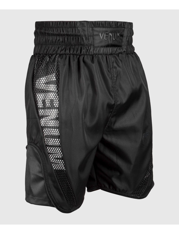 Top Choice Venum Elite Boxing Shorts - Black/Black Just Launched