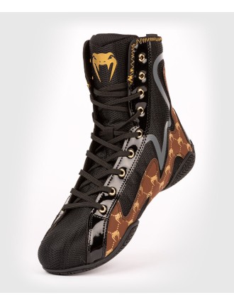 Top Choice Venum Elite Evo Monogram Boxing Shoes ﾨC Black/Brown Just Launched