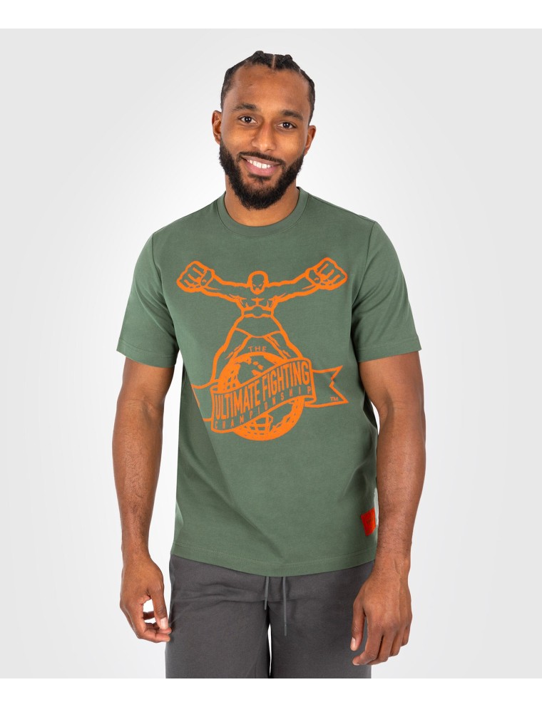 Top Choice UFC by Venum Ulti-Man T-Shirt - Khaki/Orange Hot New Item