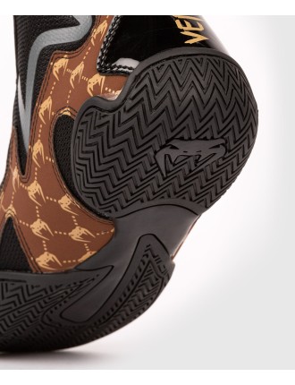 Top Choice Venum Elite Evo Monogram Boxing Shoes ﾨC Black/Brown Just Launched